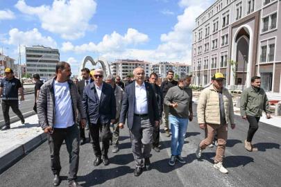 Turgut Temelli Caddesi trafiğe açıldı