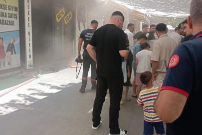 Batman'da iş yerinde yangın: Esnaf ve itfaiye seferber oldu