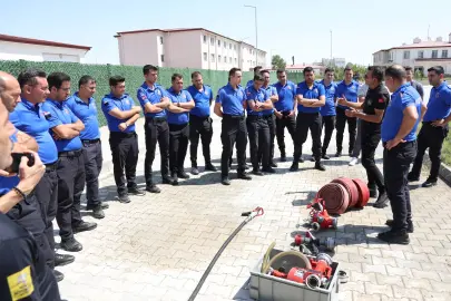 Cezaevine yangın eğitimi