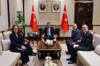 Cumhurbaşkanı Yardımcısı Yılmaz, Dünya Bankası yetkilileriyle görüştü