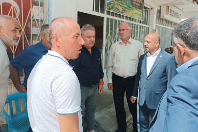 HÜDA PAR Genel Başkan Yardımcısı Şahin Palu'da vatandaş ve esnafın sorunlarını dinledi