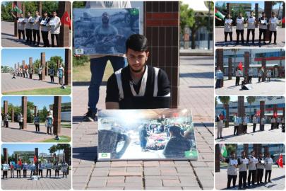 HÜDA PAR İzmir Gençlik Kolları'ndan Gazze için farkındalık etkinliği