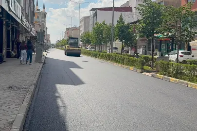 Ağrı Caddesi modern yüzüne kavuştu