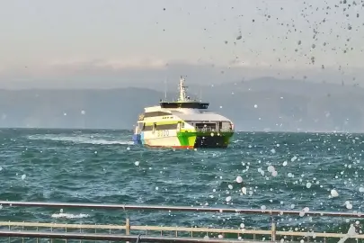 Bursa-İstanbul deniz otobüsü seferlerine hava engeli