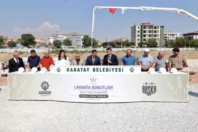 Konya Karatay Lavanta Konutları’nda temeller atıldı