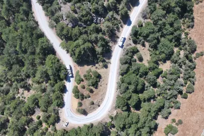 Manisa Ayvacık yoluna 6 kilometrelik asfalt
