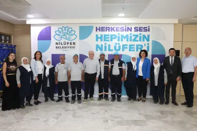 Bursa'da Nilüfer Belediyesi kursiyerleri sertifikalarını aldı