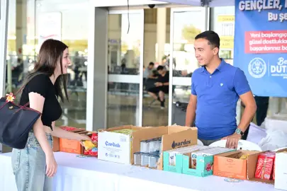 Manisa'da öğrencilere hoş geldin karşılaması